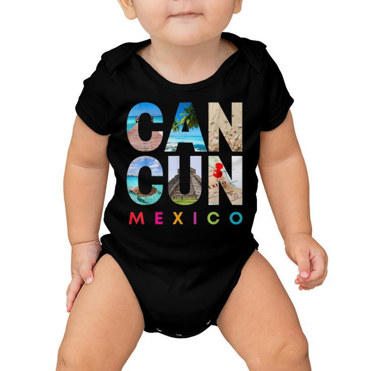 Cancun Mexico 2022 Vacation Beach Matching Family Group  Baby Onesie