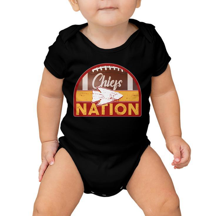 Chiefs Nation Football Baby Onesie