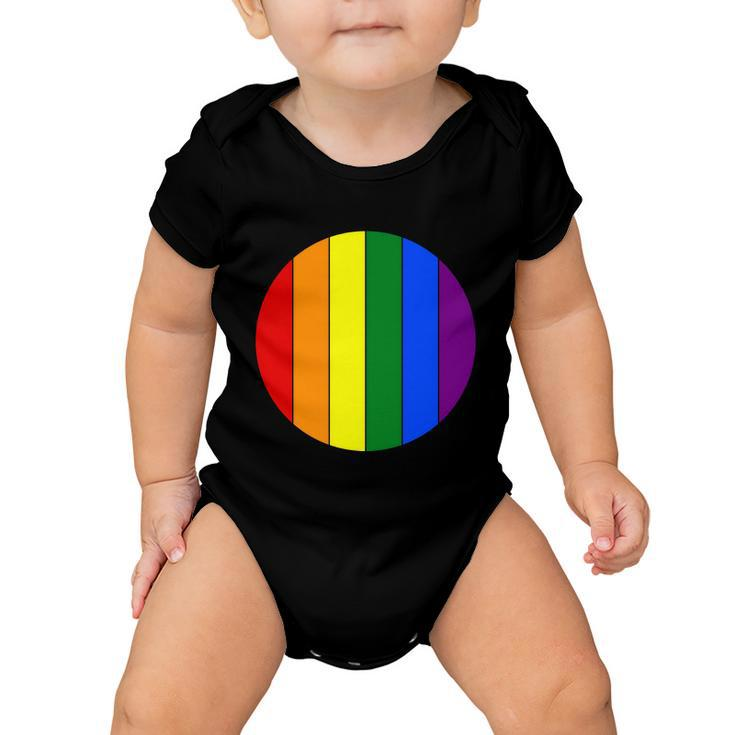 Circle Lgbt Gay Pride Lesbian Bisexual Ally Quote Baby Onesie