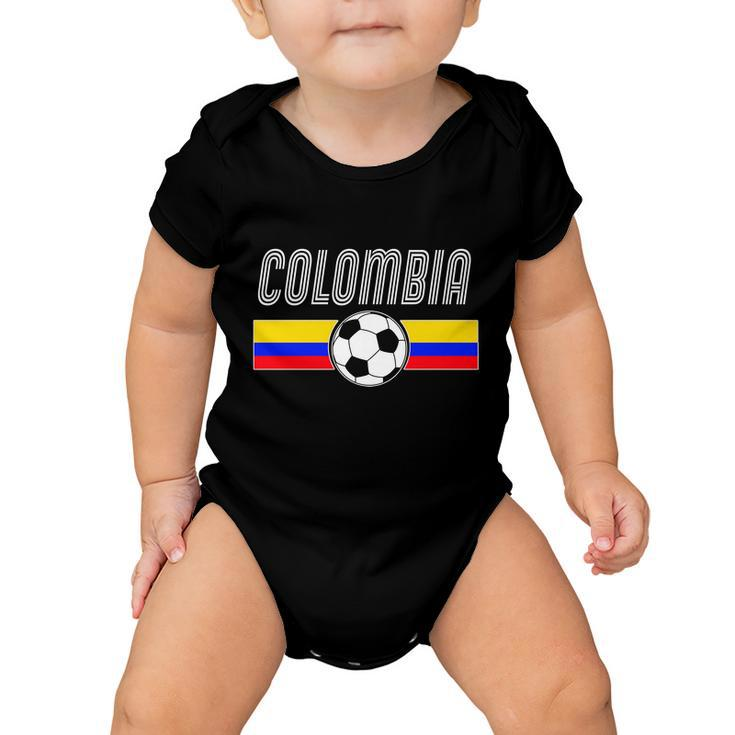 Colombia Futball Soccer Ball Logo Tshirt Baby Onesie