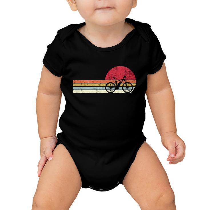 Cool Vintage Cycling Retro Bicycle Baby Onesie