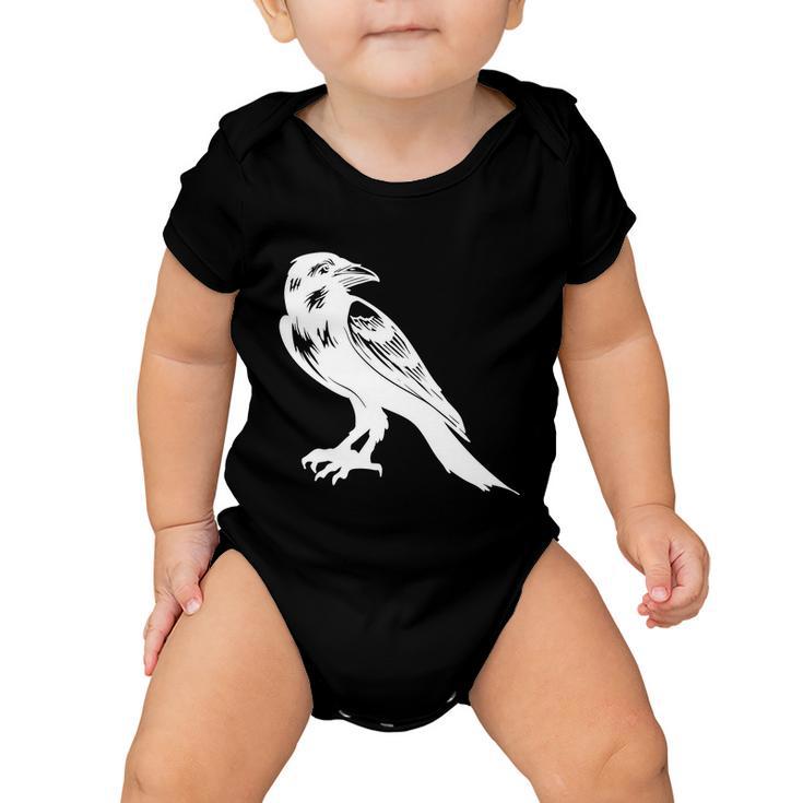 Crow Funny Halloween Quote Baby Onesie