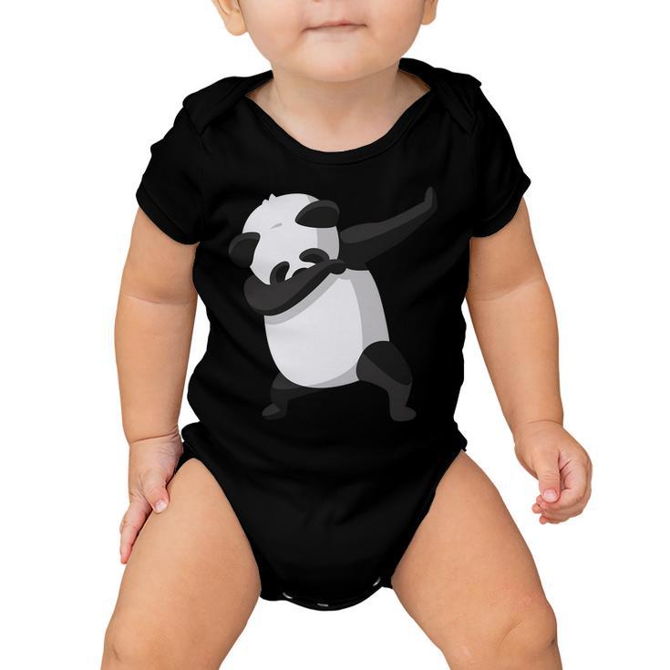 Dabbing Dab Panda Tshirt Baby Onesie