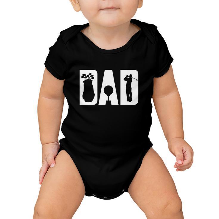 Dad Golf ⛳ Tshirt Baby Onesie