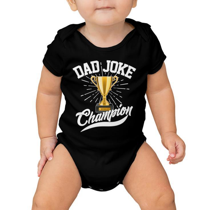 Dad Joke World Champion Baby Onesie