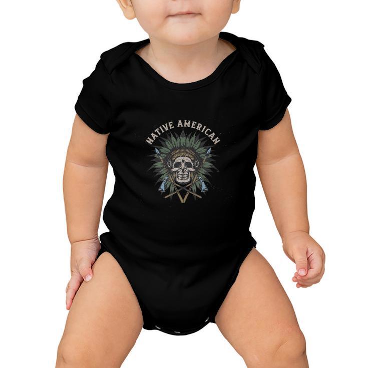 Dead Indian Chief Baby Onesie