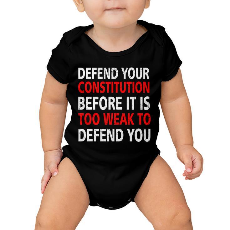 Defend Your Constitution Baby Onesie