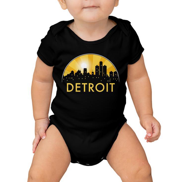 Detroit Record Logo Baby Onesie