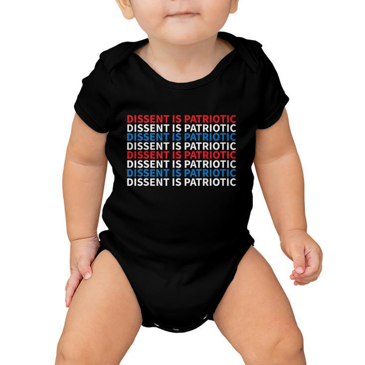 Dissent Is Patriotic Shirt Collar Rbg I Dissent Baby Onesie