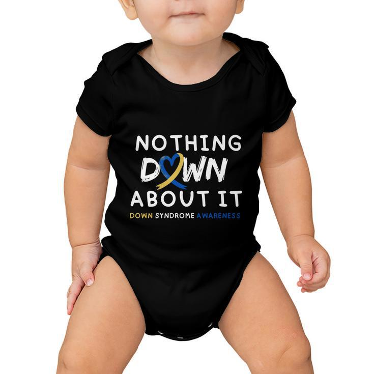 Down Syndrome Awareness Day T21 To Support Trisomy 21 Warriors V2 Baby Onesie