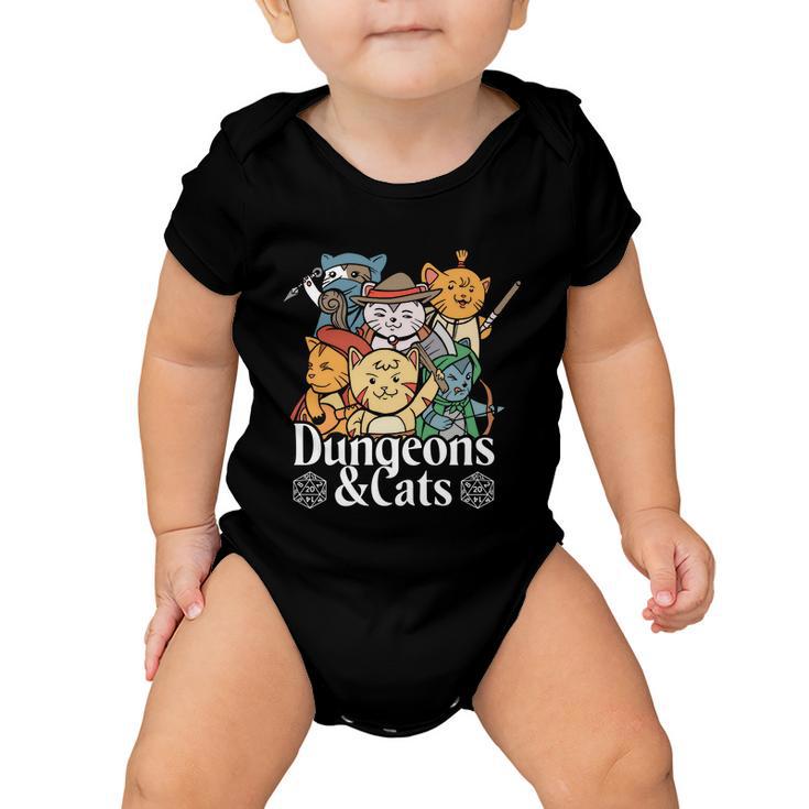 Dungeons And Cats Baby Onesie