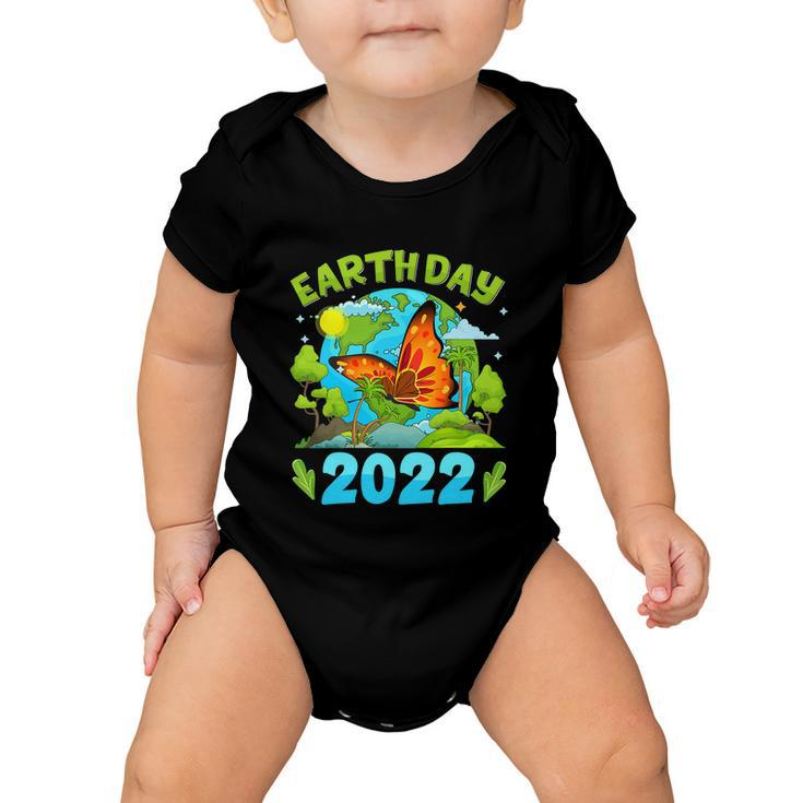 Earth Day 52Nd Anniversary 2022 Butterfly Environmental Baby Onesie