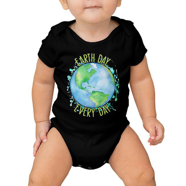 Earth Day Every Day Tshirt V3 Baby Onesie