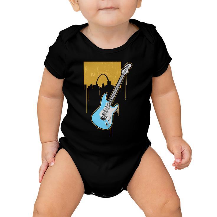 Electric Guitar Musical Instrument Baby Onesie