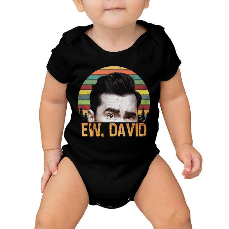 Ew David Funny Retro Baby Onesie