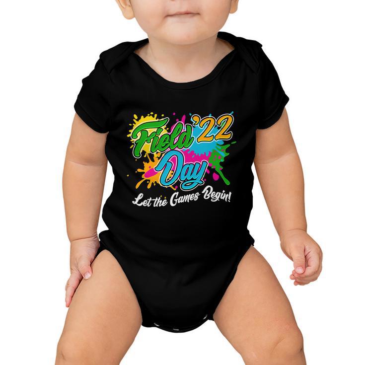 Field Day 2022 Let The Games Begin Tshirt Baby Onesie