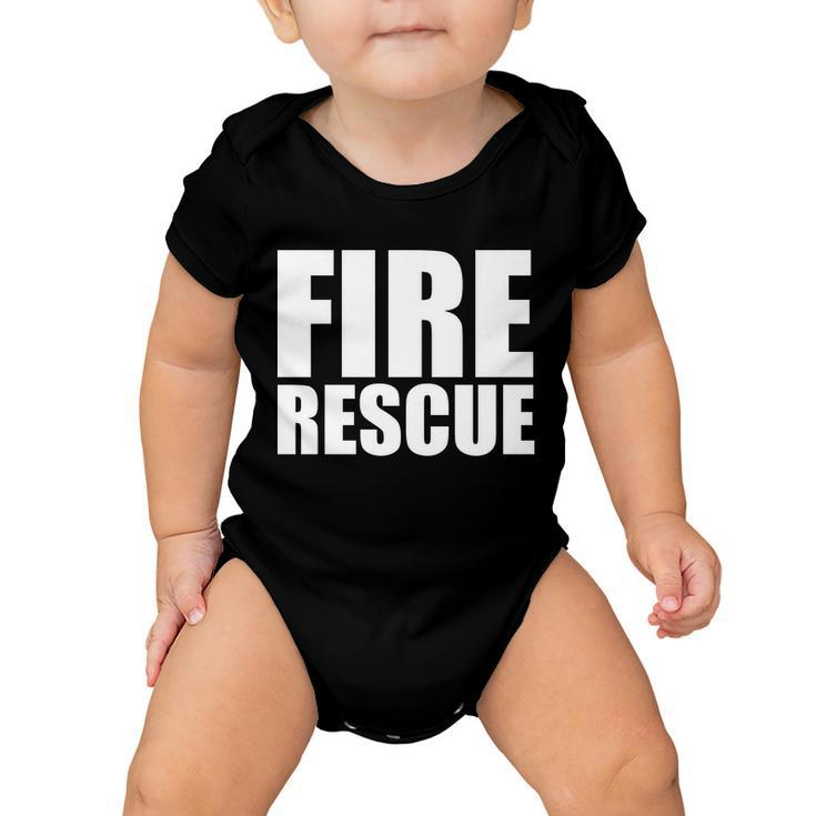 Fire Rescue Tshirt Baby Onesie