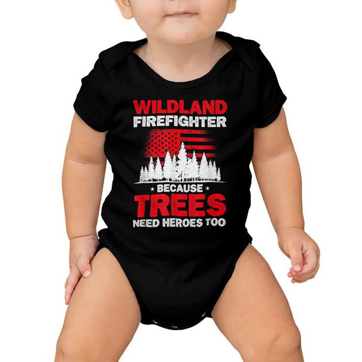Firefighter Wildland Firefighter Hero Rescue Wildland Firefighting V3 Baby Onesie
