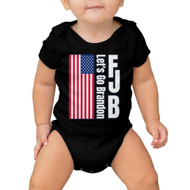 Fjb Lets Go Brandon Usa Baby Onesie