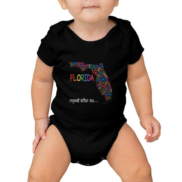 Florida Dont Say Gay Tshirt Baby Onesie