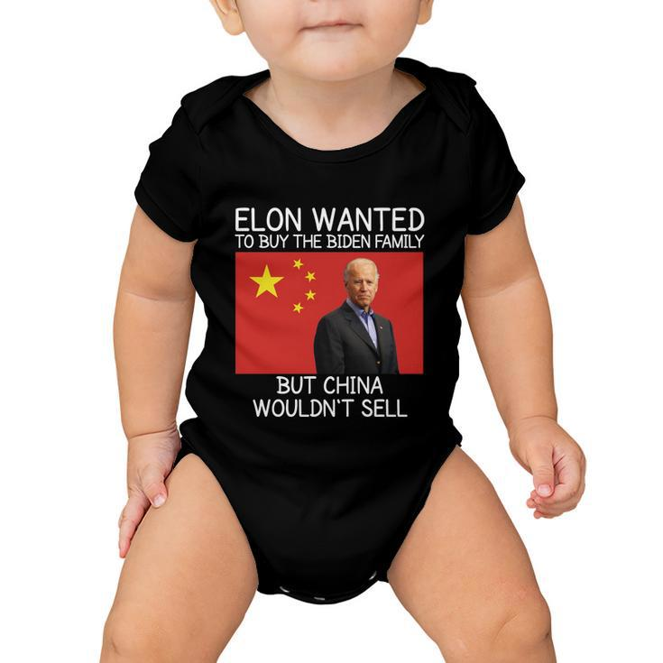 Funny Anti Joe Biden Conservative Republican Political Gift Baby Onesie