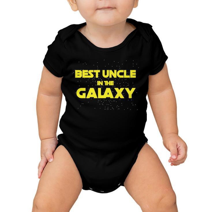 Funny Galaxy Uncle Tshirt Baby Onesie