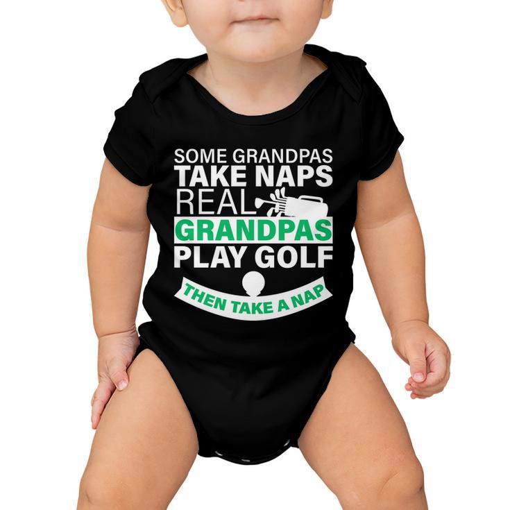 Funny Golf Grandpa Baby Onesie