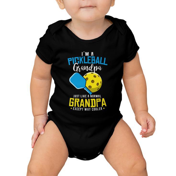 Funny Pickleball Im A Pickleball Grandpa Pickleball Players Gift Baby Onesie