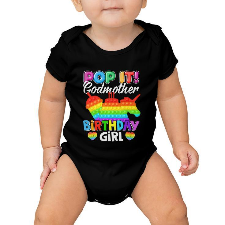 Funny Pop It Godmother Birthday Girl Baby Onesie