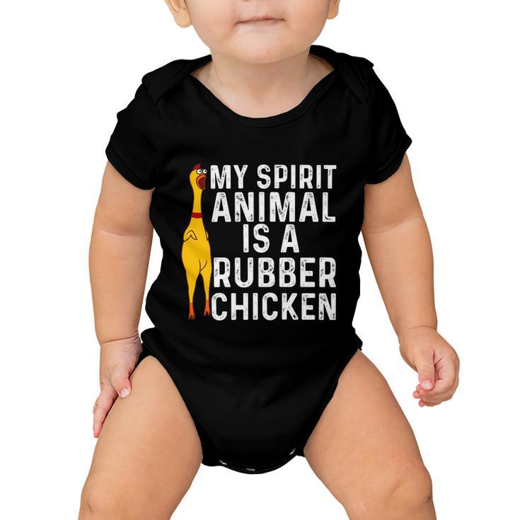 Funny Rubber Chicken Gift Men Women Rubber Chicken Costume Gift Baby Onesie