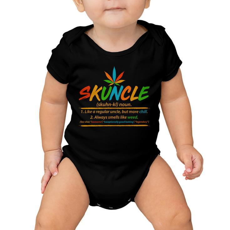 Funny Skuncle Definition Like A Regular Uncle Tshirt Baby Onesie
