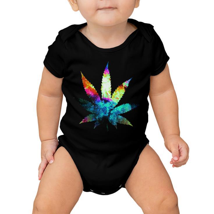 Galaxy Kush In Space Weed Baby Onesie