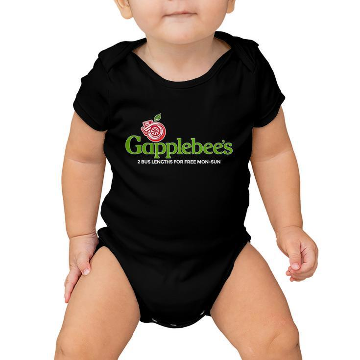 Gapplebees Drag Racing Gapped American Muscle Gift Baby Onesie