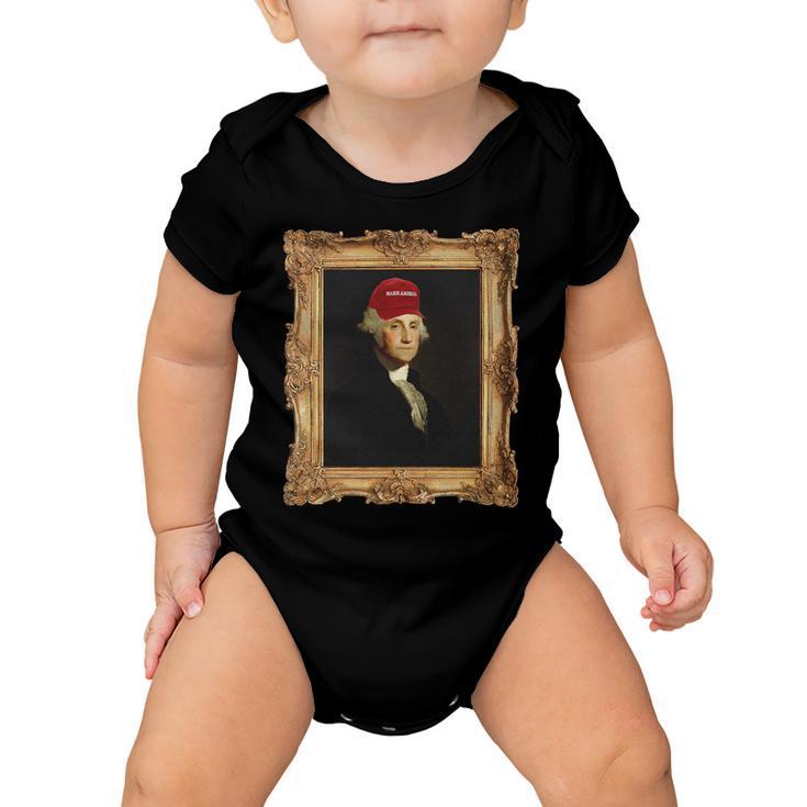 George Washington Make America Portrait Baby Onesie