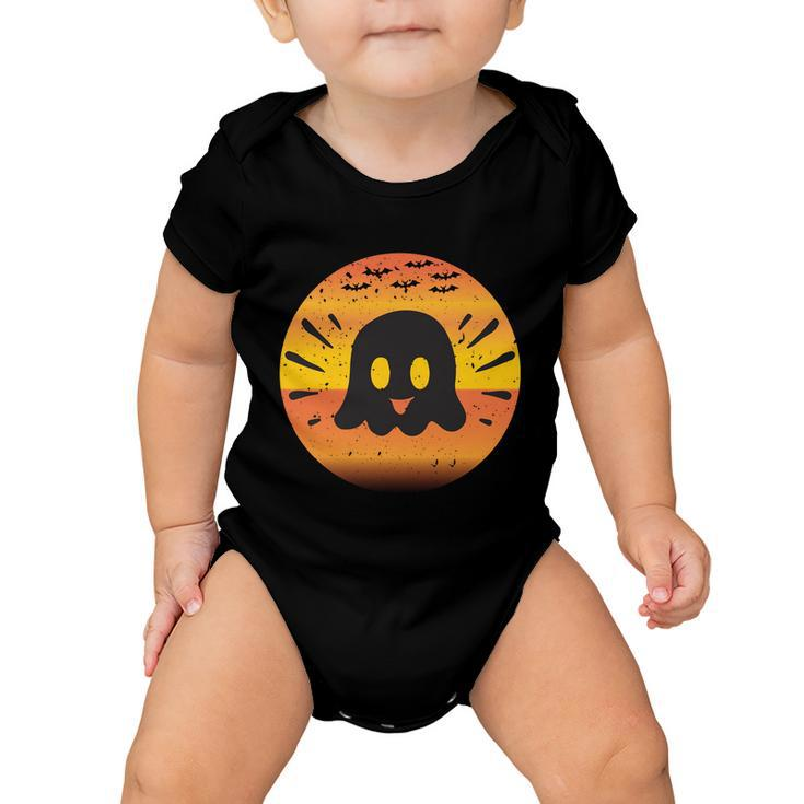 Ghost Boo Funny Halloween Quote V3 Baby Onesie