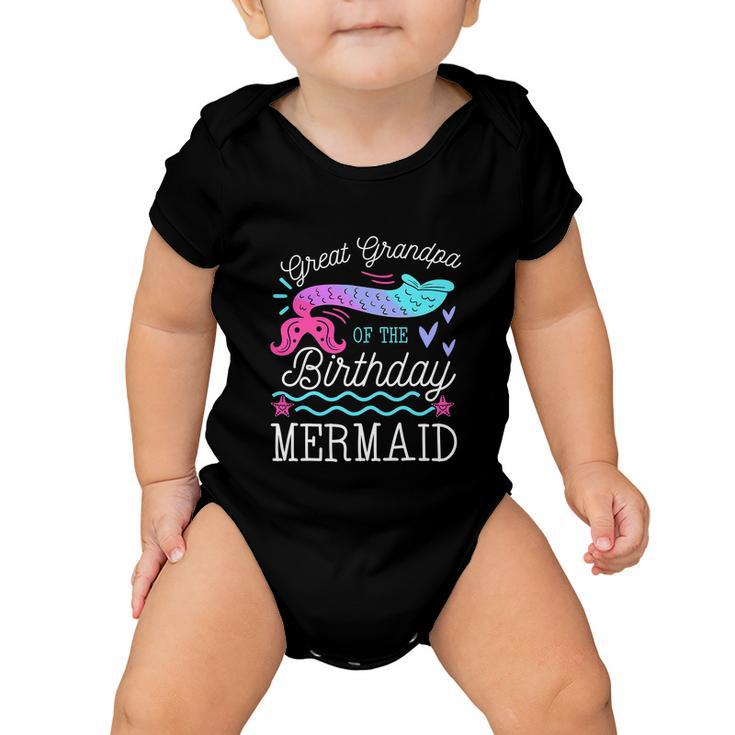 Great Grandpa Of The Birthday Mermaid Baby Onesie