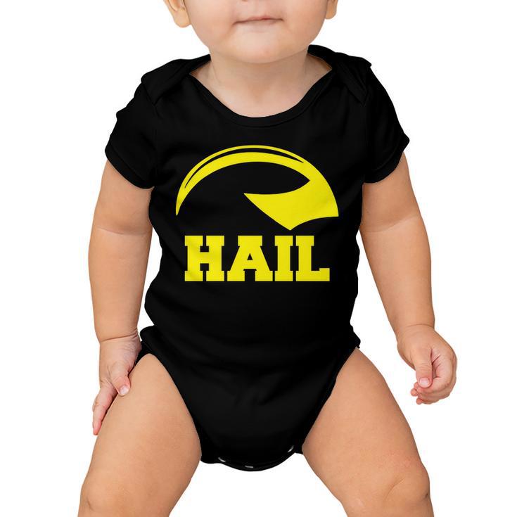 Hail Michigan Helmet Football Victors Tshirt Baby Onesie