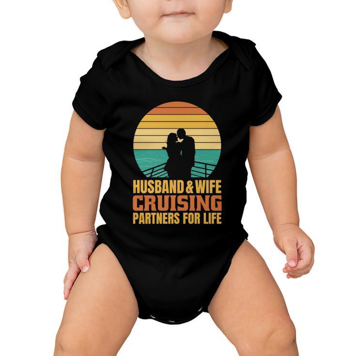 Husband And Wife Cruising Partners For Life Baby Onesie