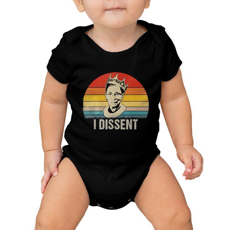 I Dissent Rbg Vote V2 Baby Onesie