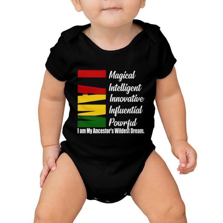 Im Magical Black History Month Blm Gifts Black Pride Baby Onesie