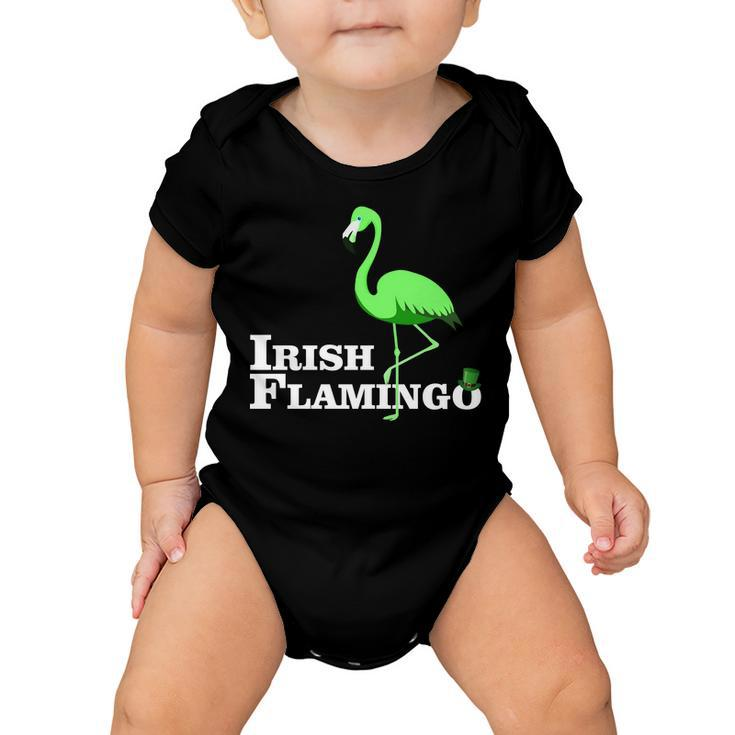 Irish Flamingo Tshirt Baby Onesie