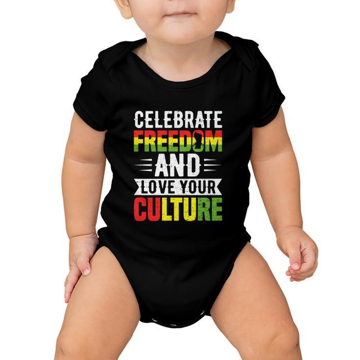 Juneteenth Freedom Day Black History Emancipation Day Gift Baby Onesie