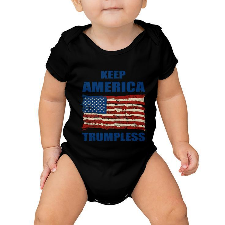 Keep America Trumpless Meaningful Gift V3 Baby Onesie