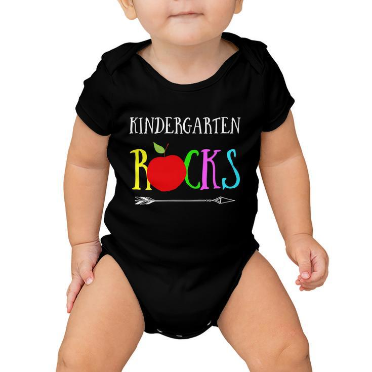 Kindergarten Rocks Toddlers Teacher Appreciation Last Day Cool Gift Baby Onesie