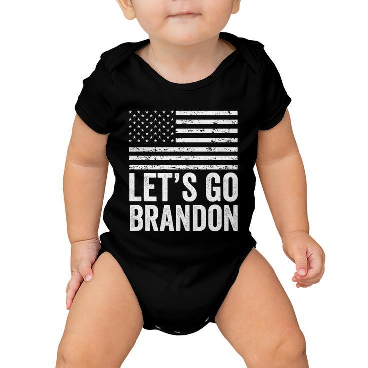 Lets Go Brandon Fjb Ultra Maga Joe Biden 4Th Of July Tshirt Baby Onesie