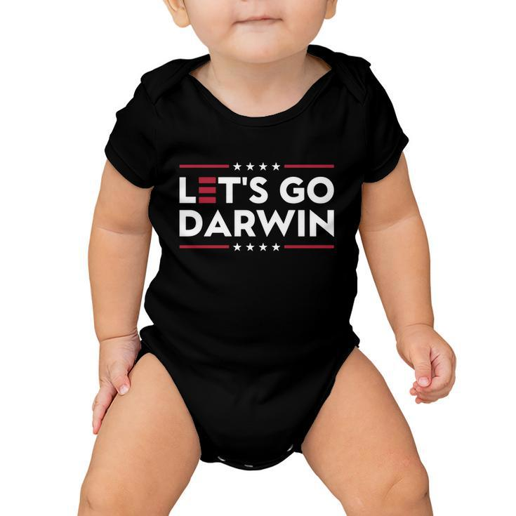 Lets Go Darwin Lets Go Darwin Baby Onesie