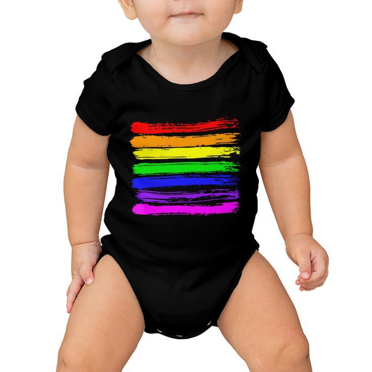 Lgbt Gay Pride Flag Shirt Gay Pride 2022 Graphic Design Printed Casual Daily Basic Baby Onesie