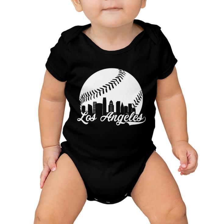 Los Angeles Baseball Vintage La Fan Gear Tshirt Baby Onesie