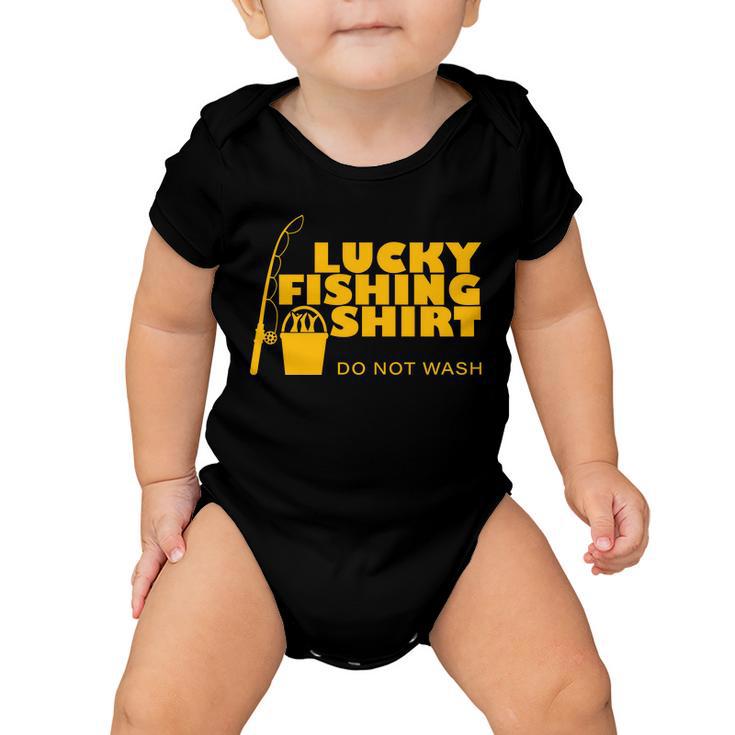 Lucky Fishing Tshirt Baby Onesie