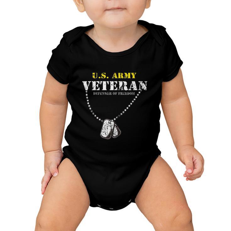 Memorial Day US Army Veteran Defender Of Freedom Tshirt Baby Onesie